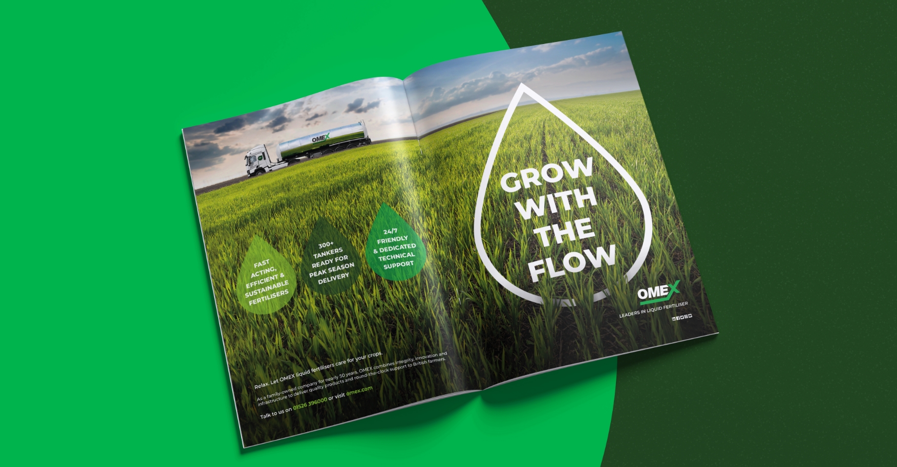 grow with the flow graphic design